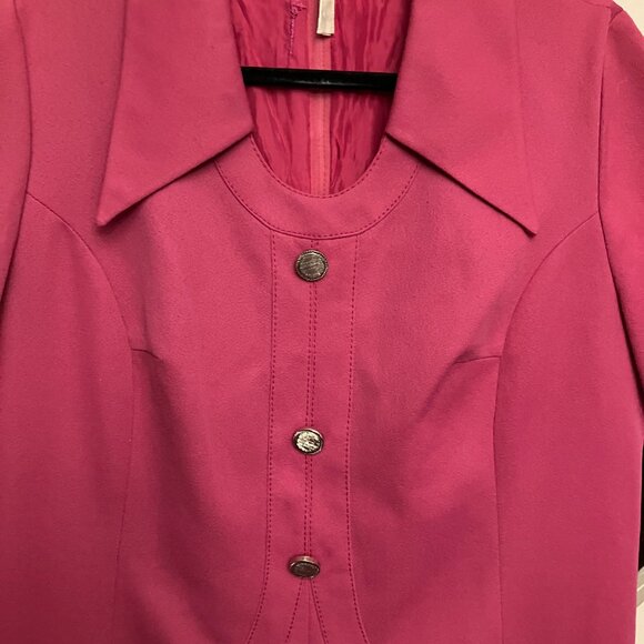 Dusty Rose Vintage Plus Size Dress - Picture 4 of 12